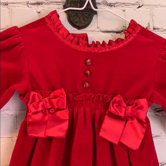 Camilla Dress Red sz 24mo - Picture 2 of 5